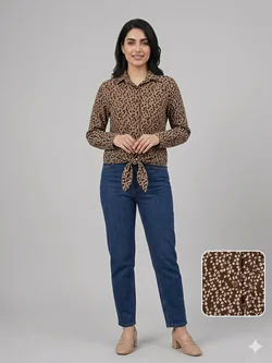 شومیز گره ای نخی codaria